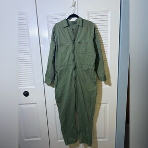 Lee Olive Union-Alls Jumpsuit